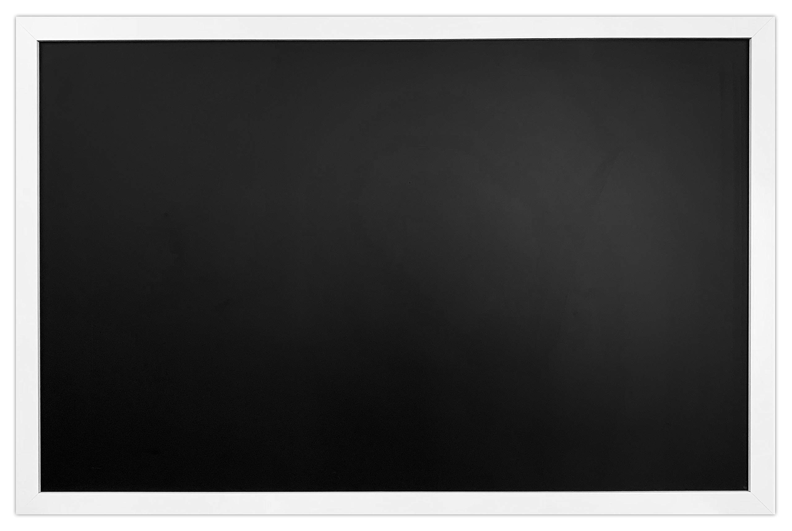 Loddie DoddieMagnetic Chalkboard for Wall, 24" x 36" Wall Chalk Board for Kitchen & Wall Decor, Erasable Chalkboard, Framed Magnet Blackboard, Hanging White Framed Chalkboard, Magnetic Chalk Board