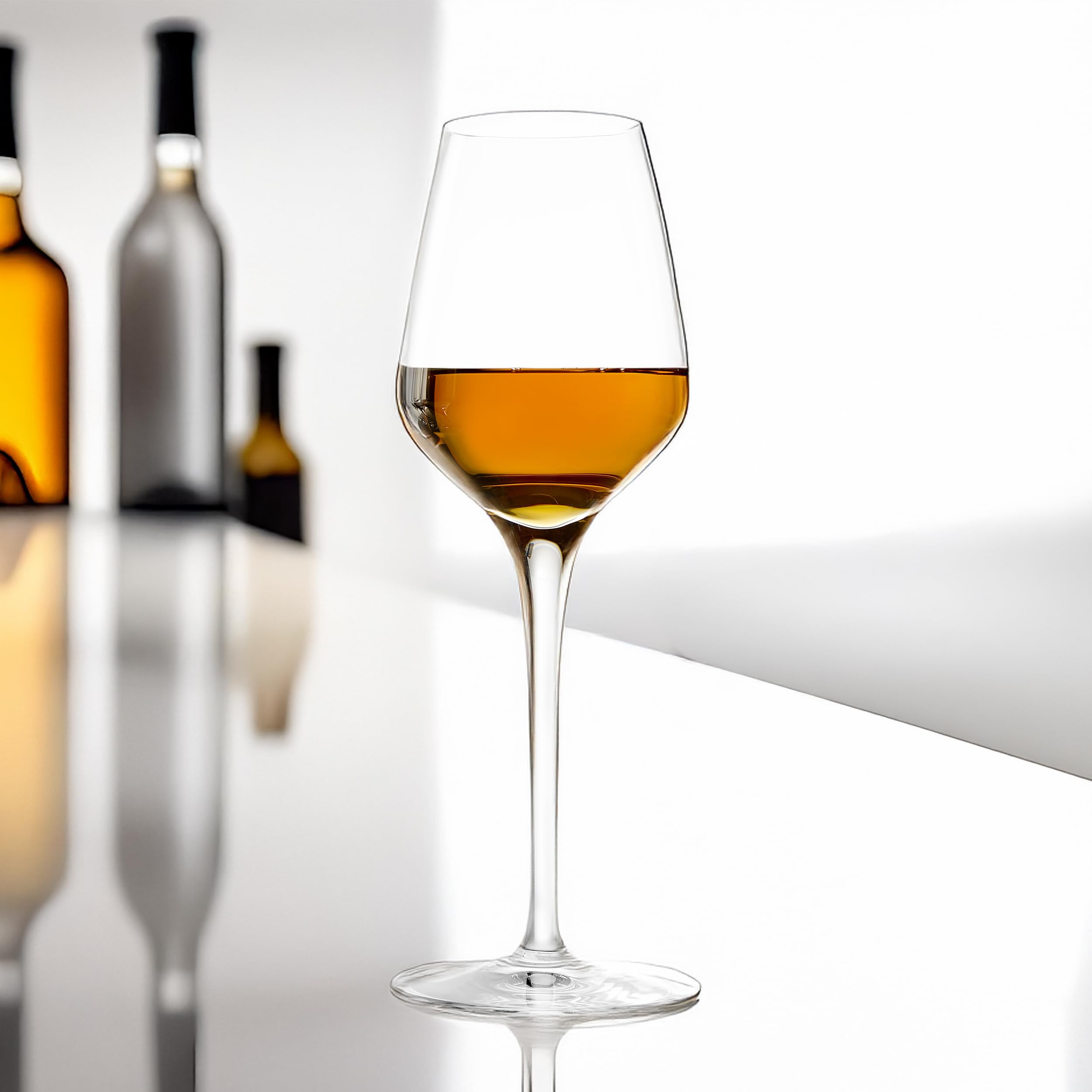 Copas para vino dulce Experience de Stölzle Lausitz, de 190 ml, juego de 6, imitan el vidrio soplado, aptas para lavavajillas.