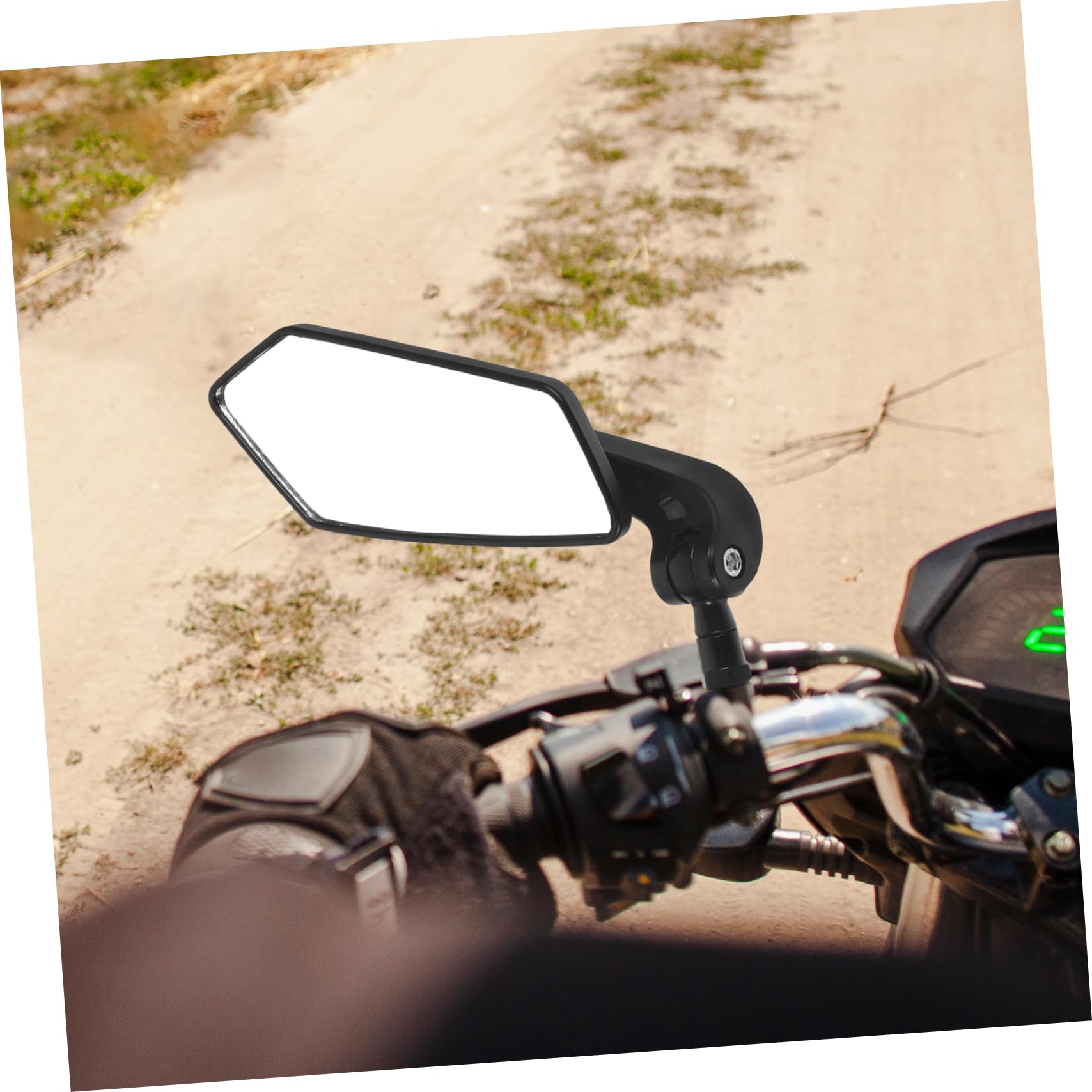 Toddmomy Specchietti Plastico Nero 2 Pezzi Bicicletta Retrovisori per Altezza Regolabile, Facili da Installare, Accessori per Bici Elettrica