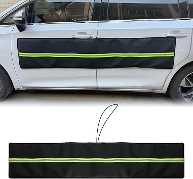 Winunite Removable Magnetic Car Door Dent Protector Black