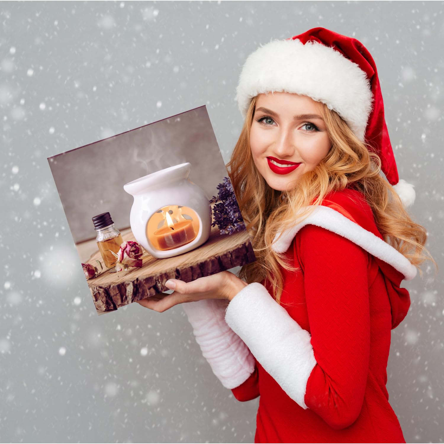 Corasol Premium Wellness Duftöl Adventskalender 2025 mit 24 ätherischen Ölen & zeitloser Duftlampe (240 ml)