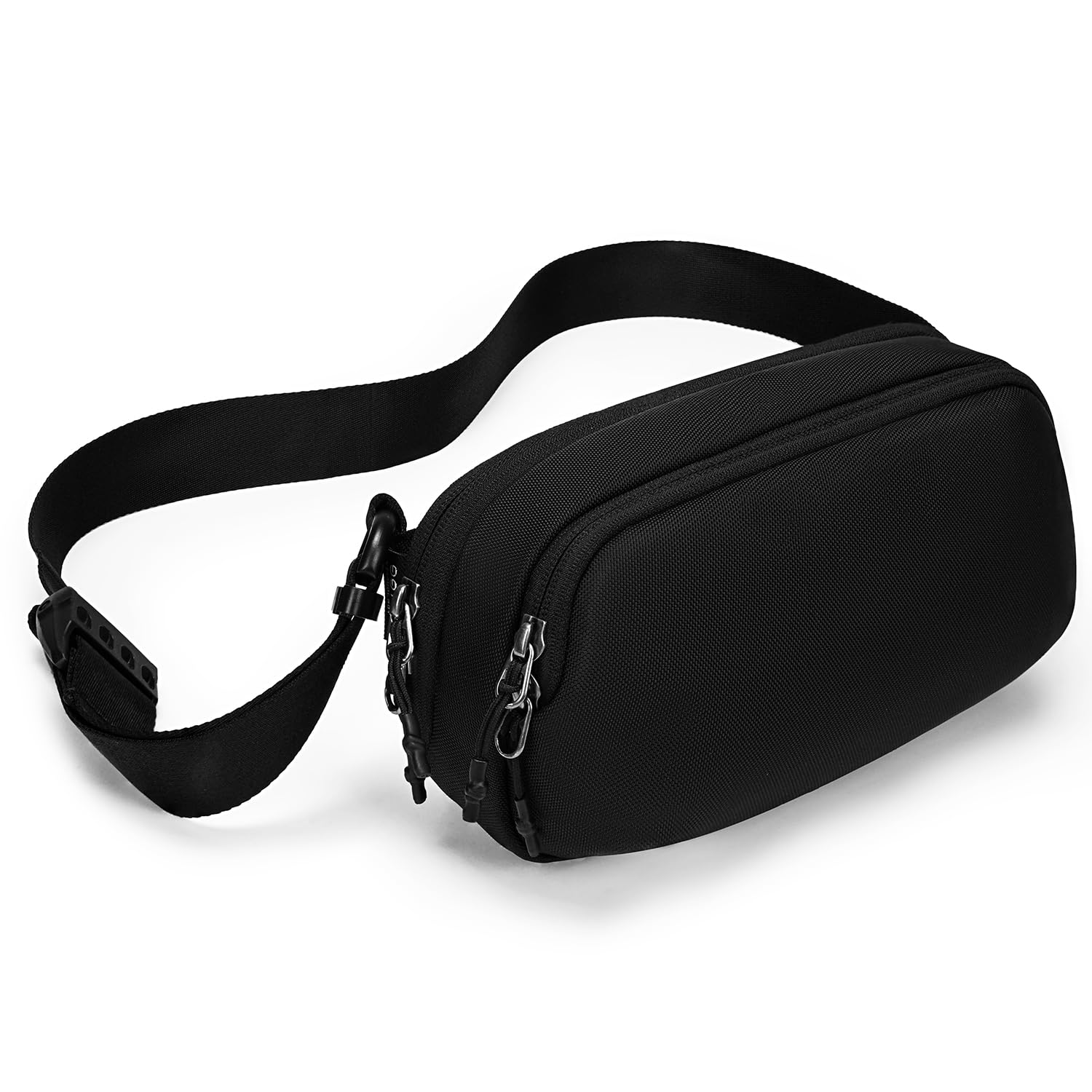 REEYEE A7 Crossbody Bag 3L Capacity Lightweight Sling Chest Pack Water-Resistant 840D CORDURA Fabric Adjustable Strap Black 9