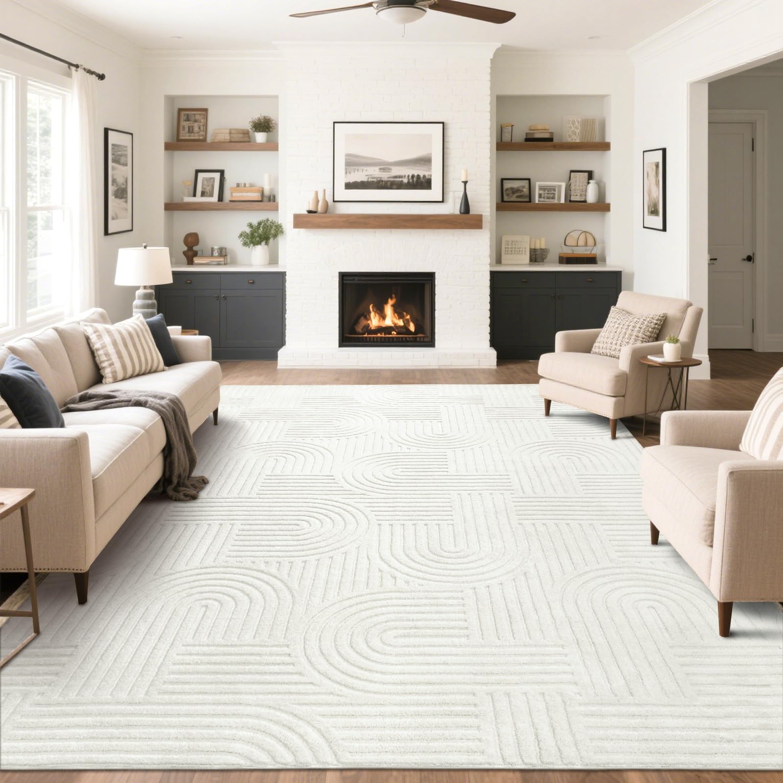 SHACOS Arch Pattern Area Rug