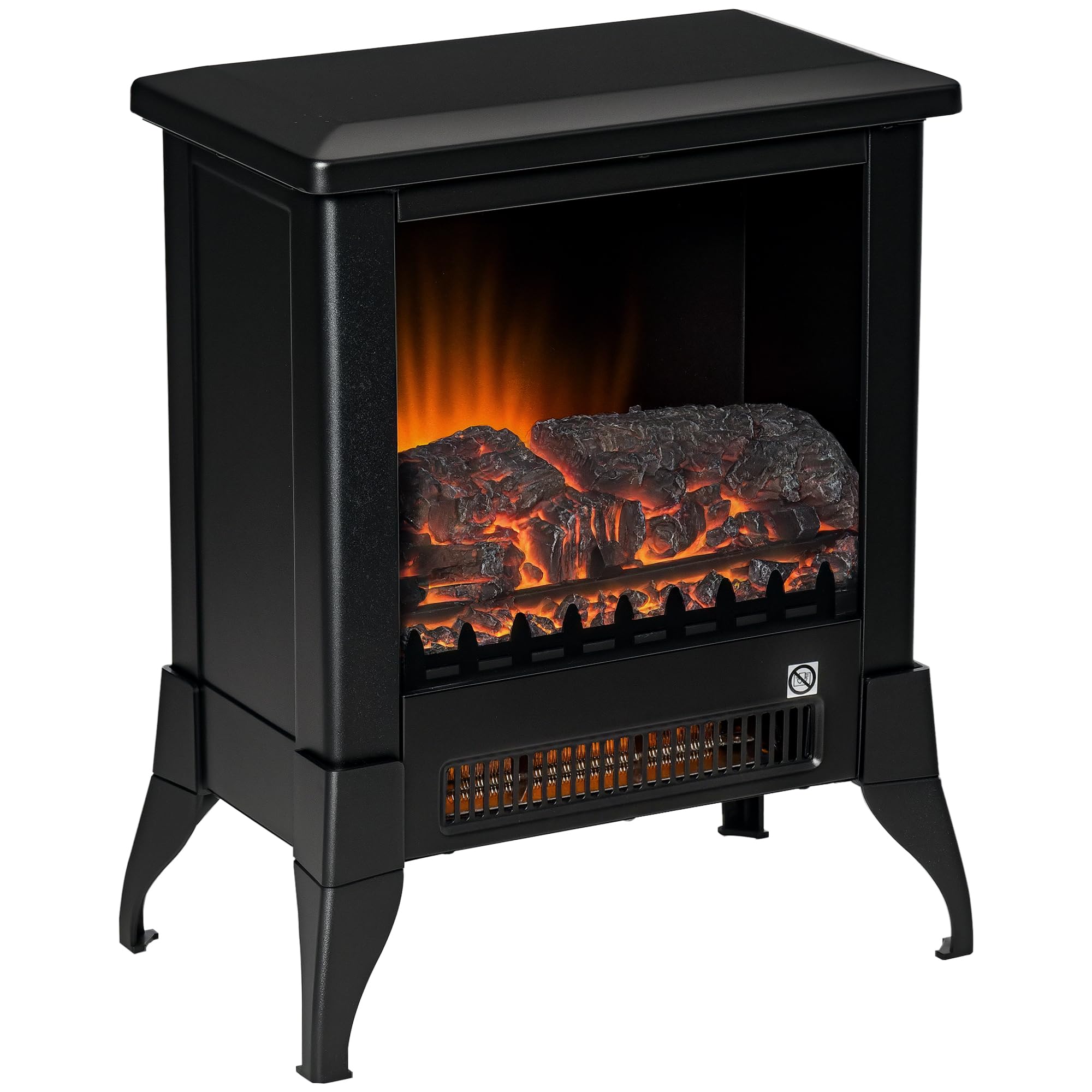 B&Q -  Electric Fireplace StoveFreestanding Fireplace Heater W/ Flame Effect