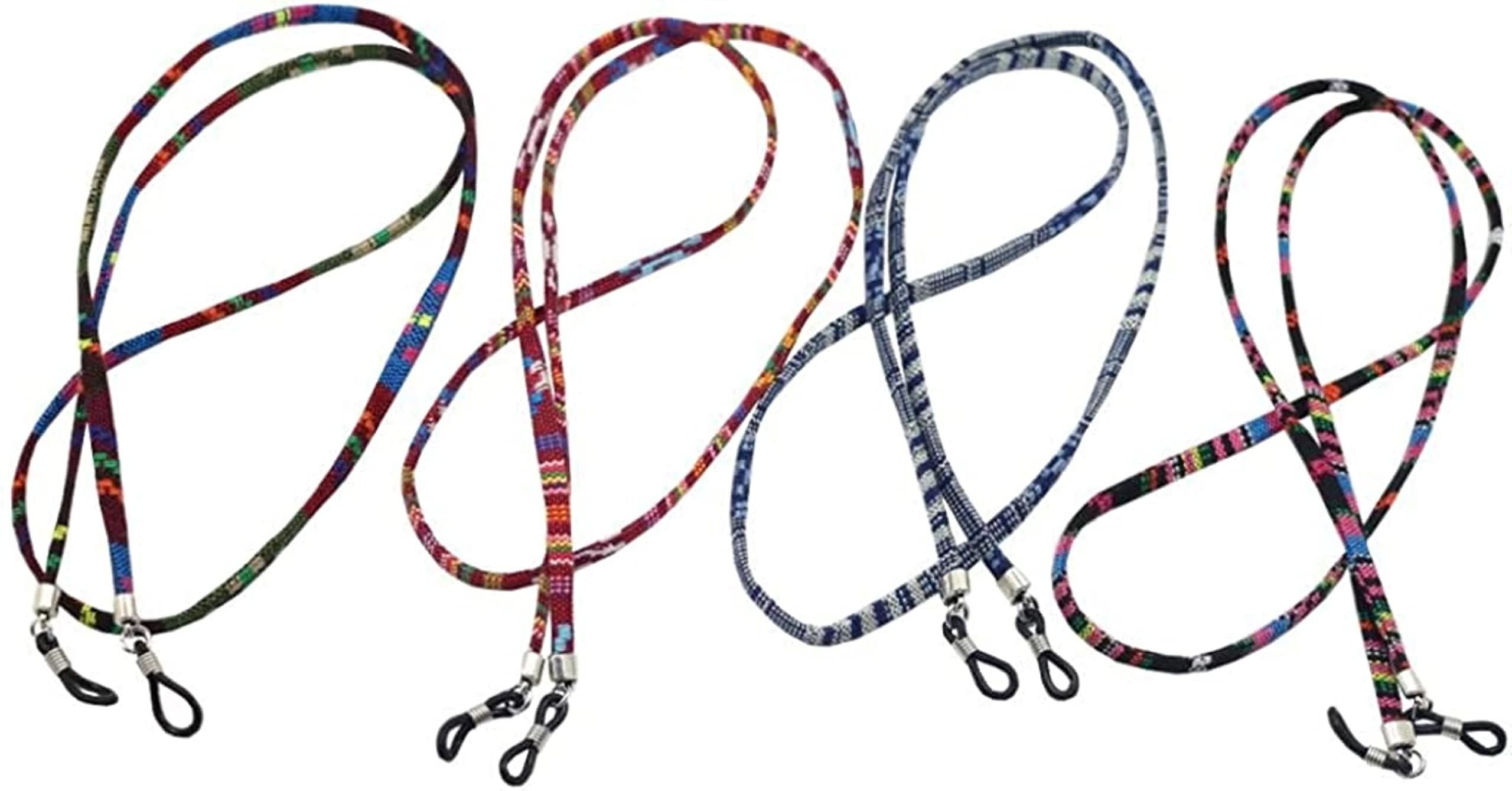 REVAHI Cordón de algodón para Gafas étnicas para Mujer, cordón Plano para Gafas, Gafas de Sol, Gafas de Lectura