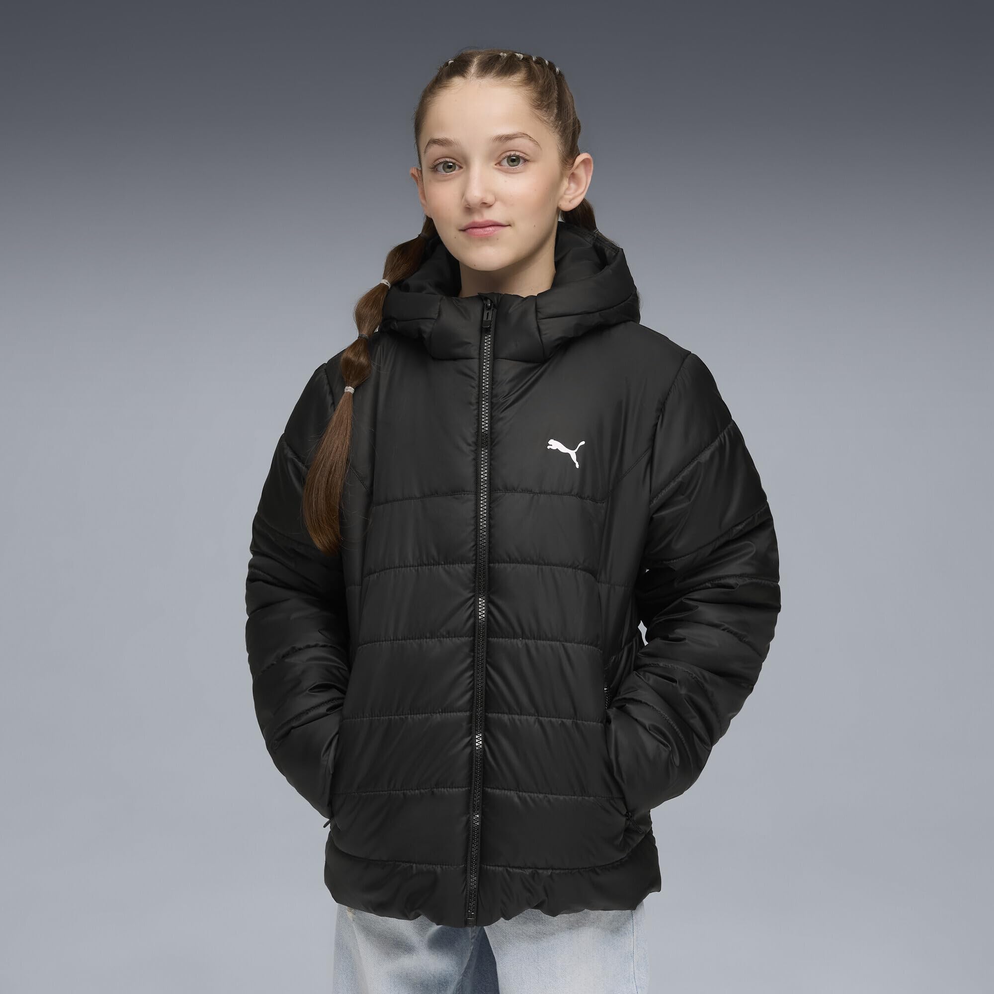 PUMA Ess Hooded Padded Jacket Abrigo Unisex niños (Pack de 1)