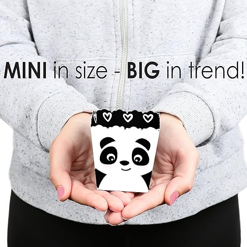 Miniatura 4 de Big Dot of Happiness Party Like a Panda Bear – Baby Shower o Cumpleaños Mini cajas de regalo – Cajas de dulces para fiesta – Juego de 12