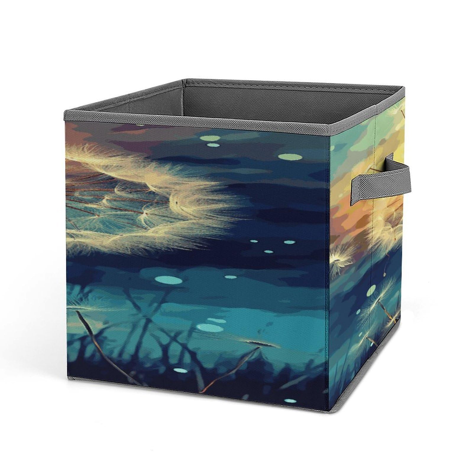 Fekiloot Style Dandelion Diy Drawing Paint Storage Bins Storage Baskets