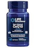 Life Extension Super Ubiquinol CoQ10 with Enhanced Mitochondrial Support, Potent Heart Health & Cellular Energy Production Support, Ultra-absorbable, Gluten-Free, Non-GMO, 100 mg, 60 softgels