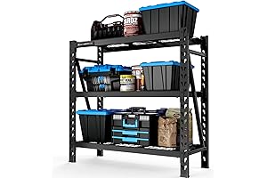 FLEXIMOUNTS Garage Shelving, 3-Tier Heavy Duty Adjustable Shelf, 4650 lbs Weight Capacity...