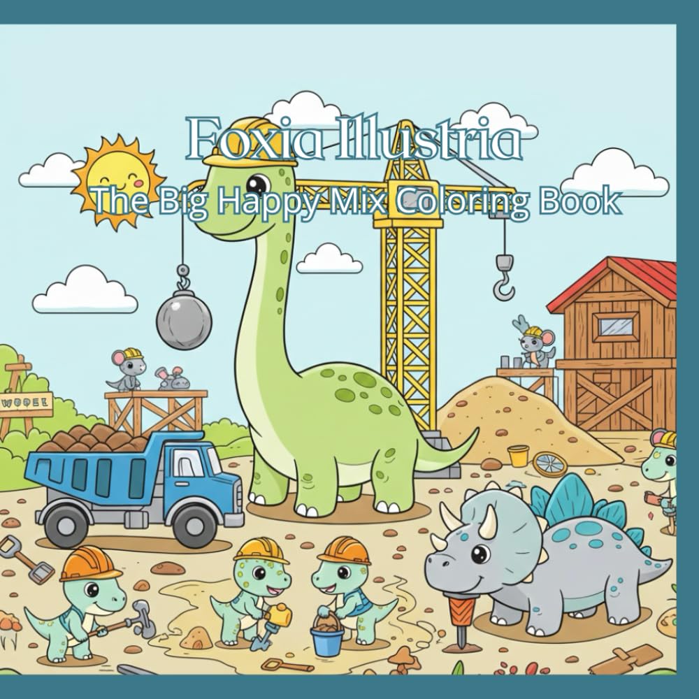The Big Happy Mix Coloring Book Cute Animals, Friendly Monsters, and Magical Adventures