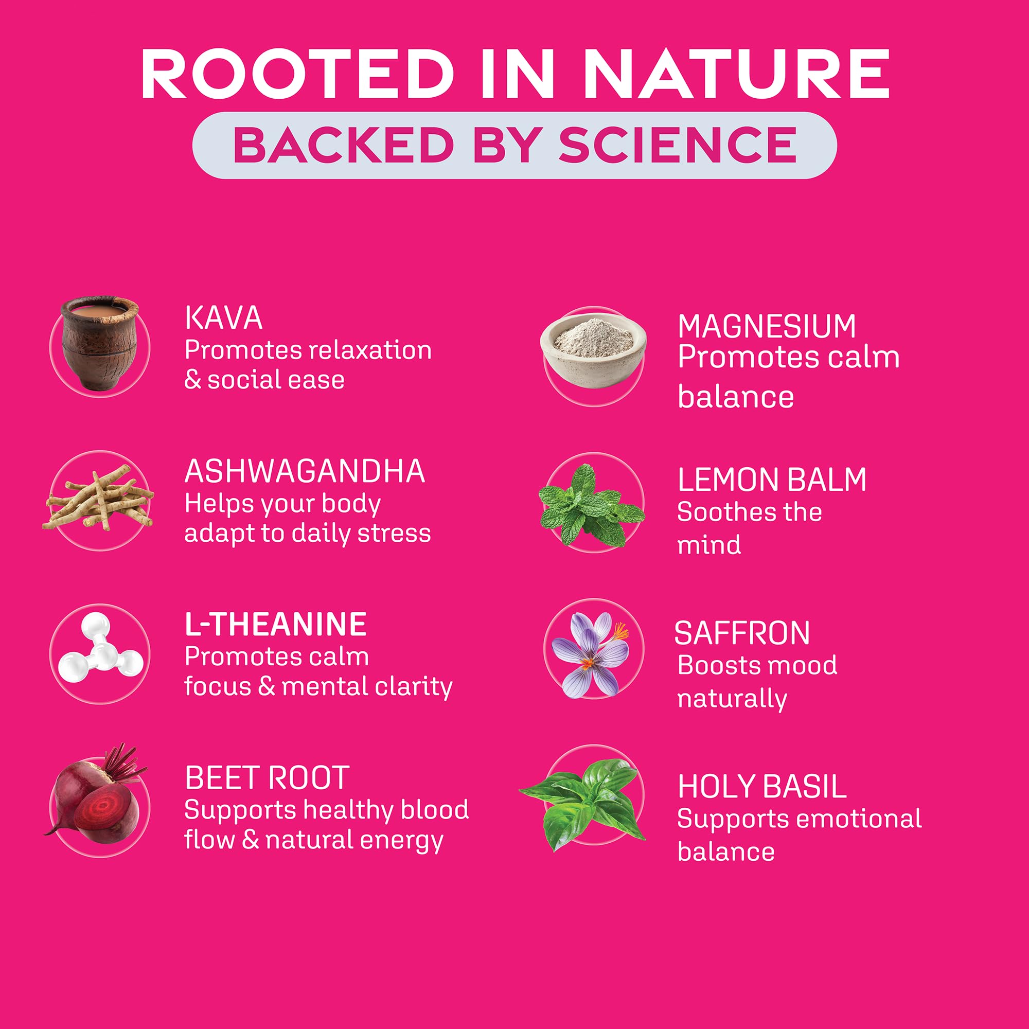 HappySoul Kava Drink Mix Powder, Alcohol Alternative | Berry, 15 Stick Pack — Amazon image 4
