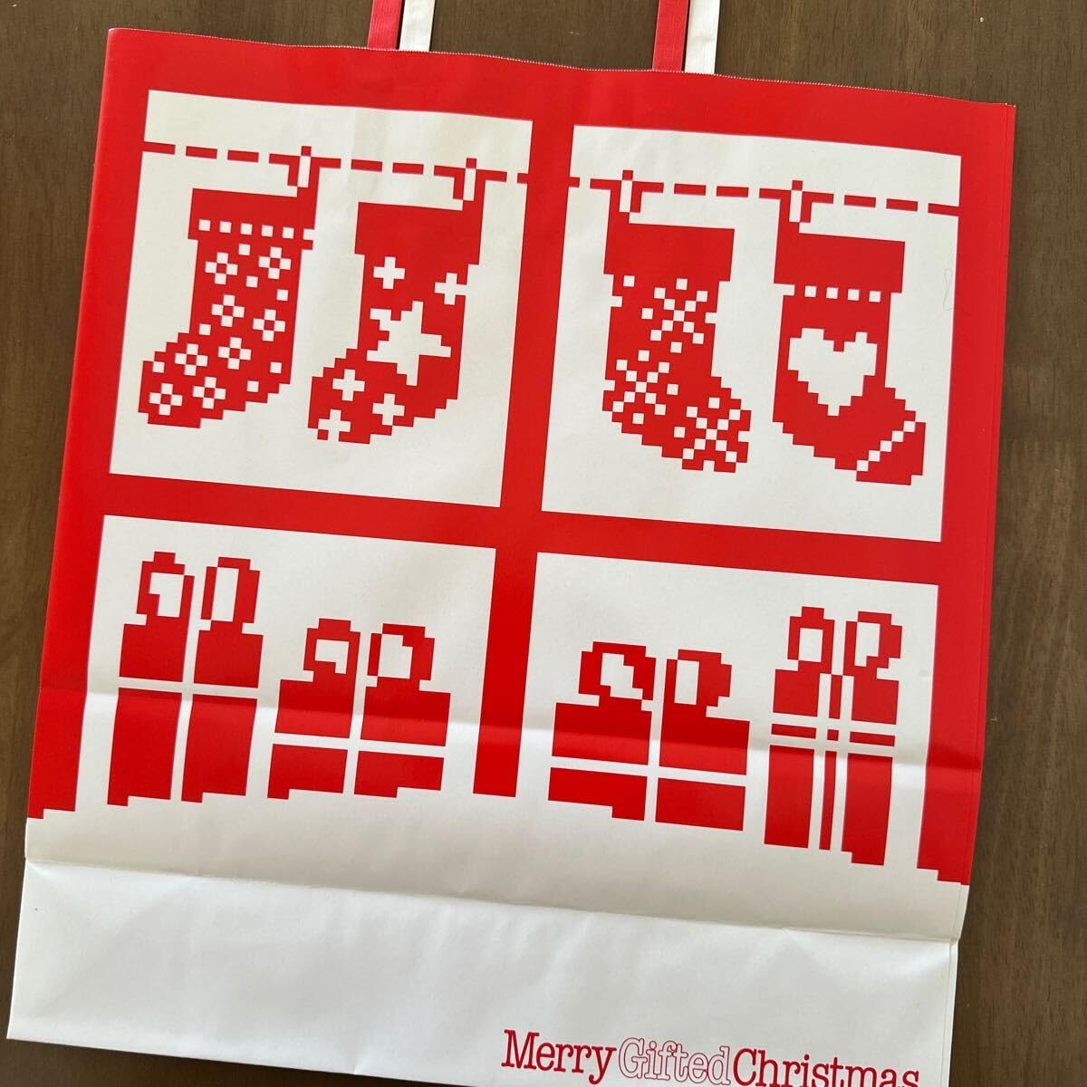 Amazon.co.jp: PLAZA プラザ クリスマス 紙袋 大サイズ 6枚 プレゼント