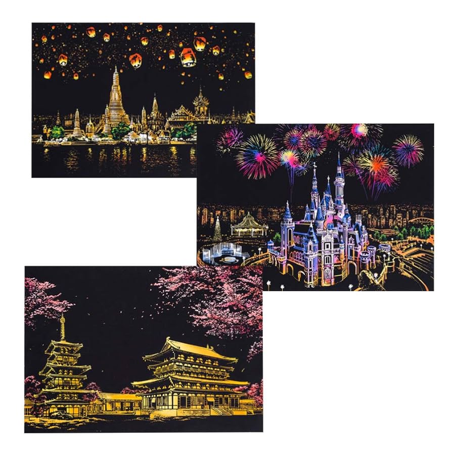 本日限定値下げ8,000円★　スクラッチアート　　NEW YORK　完成品 本日限定値下げ8,000円☆ スクラッチアート NEW YORK 完成品