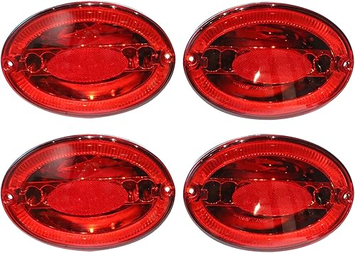 Miniatura 4 de LAFORMO Corvette C5 Luces traseras  4 luces traseras LED de freno, lámpara Signa compatible con Chevy C5 Corvette 1997 1998 1999 2000 2001 2002 2003