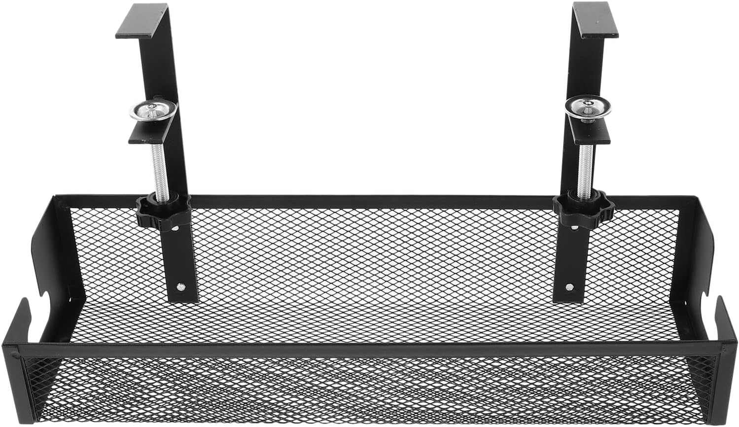 Zerodeko Desk Cable Management Tray, Desk Wire Organizer with Mesh Design, Large 40cm Black Cable Organizer for Office and Home Workspace