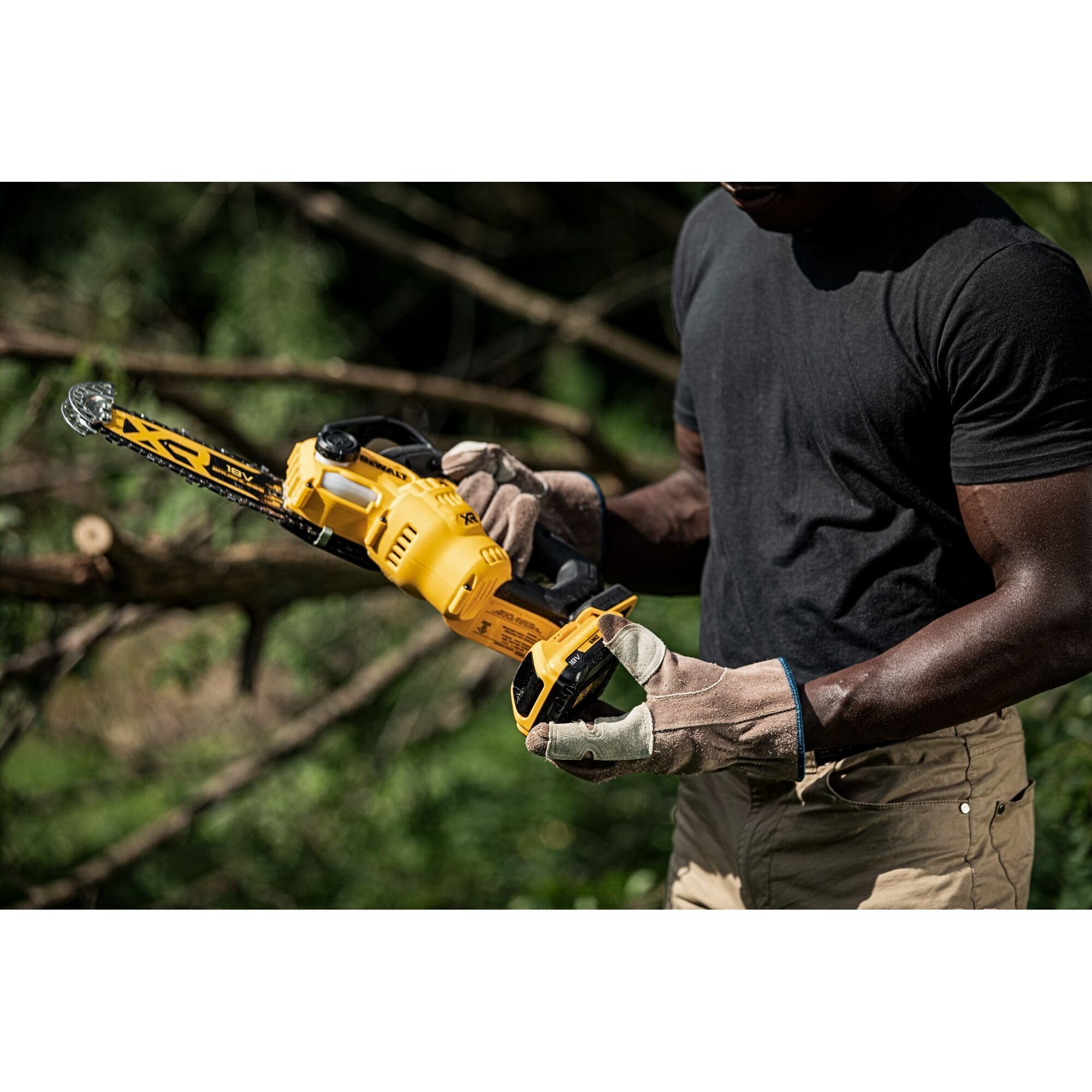 DEWALT Sierra de podar sin escobillas XR 18V sin cargador/batería, DCMPS520N-XJ