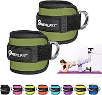 Vista 11 de Ankle Strap for Cable Machine, Gym Ankle Cuff for Kickbacks, Leg Extensions, Glute Workouts, Booty Hip Abductors Exercise for Women and Men