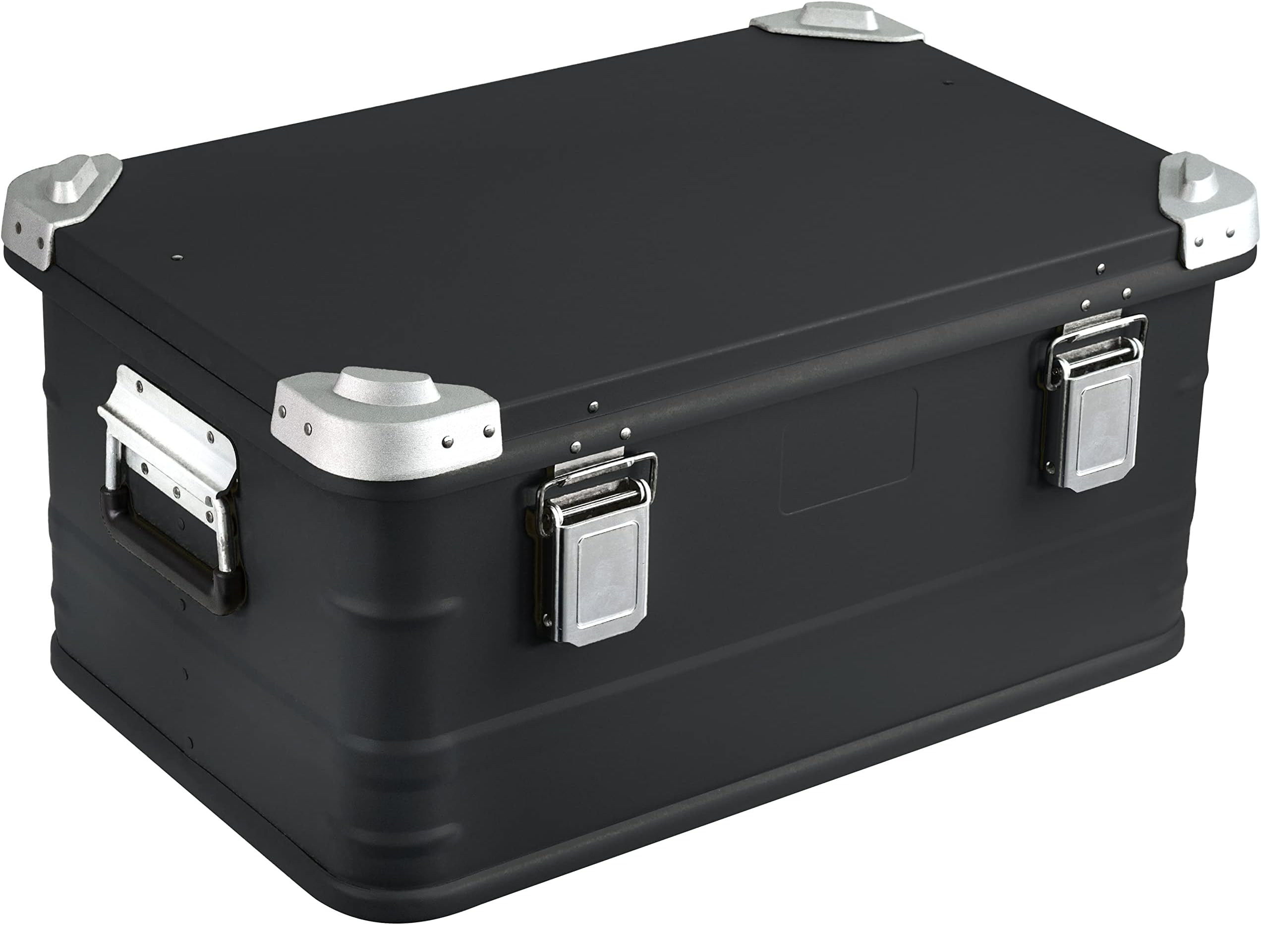Eylar Crossover Aluminum Overland Storage, Trunk, Metal Cargo Case, Storage Box (50L Medium, Black)