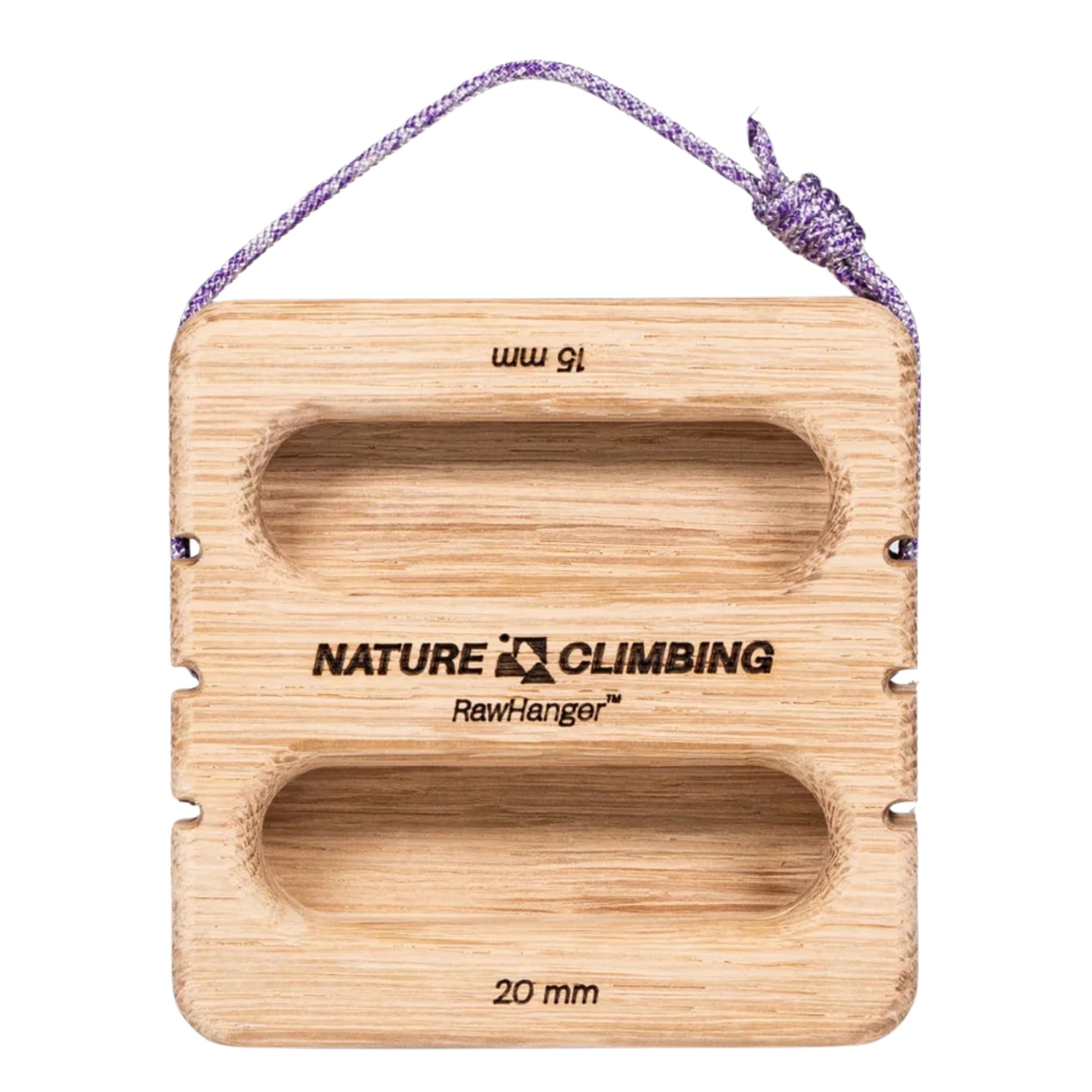 Portable Hangboard | Rock Climbing Hangboard | Hang Board for Climbing | Fingerboard | Strengthen Your Fingers | Bouldering Gifts | Hard Wood