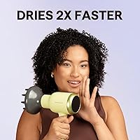 Vista 9 de Wavytalk Secador de pelo, secador de pelo iónico soplado para cabello rizado con difusor, secado rápido de 1875 W con tecnología de cerámica, 3