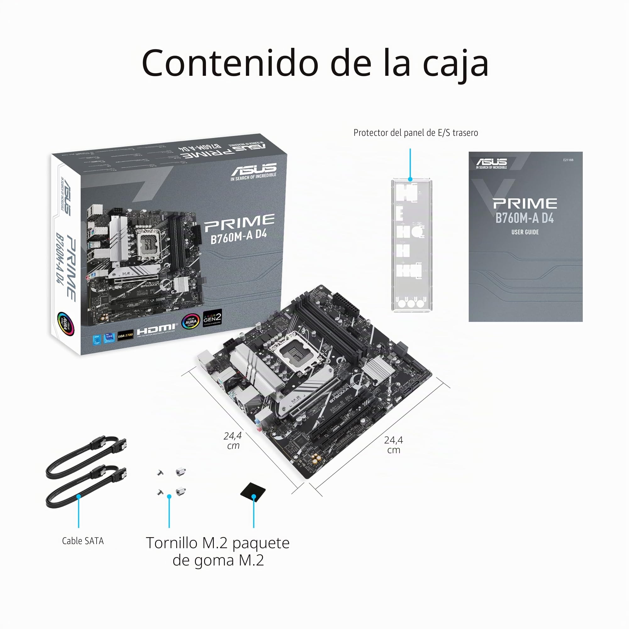 Scheda Madre - Asus - Prime B760M-A D4-Csm - Lga 1700 - Ddr4 - 128 Gb Max