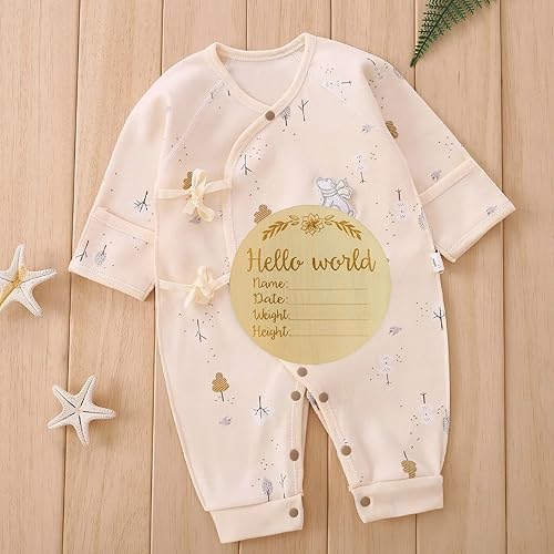 Miniatura 9 de Letrero de anuncio de nacimiento de 6 pulgadas con texto en inglés Hello World para recién nacido, letrero de anuncio de bienvenida para baby shower