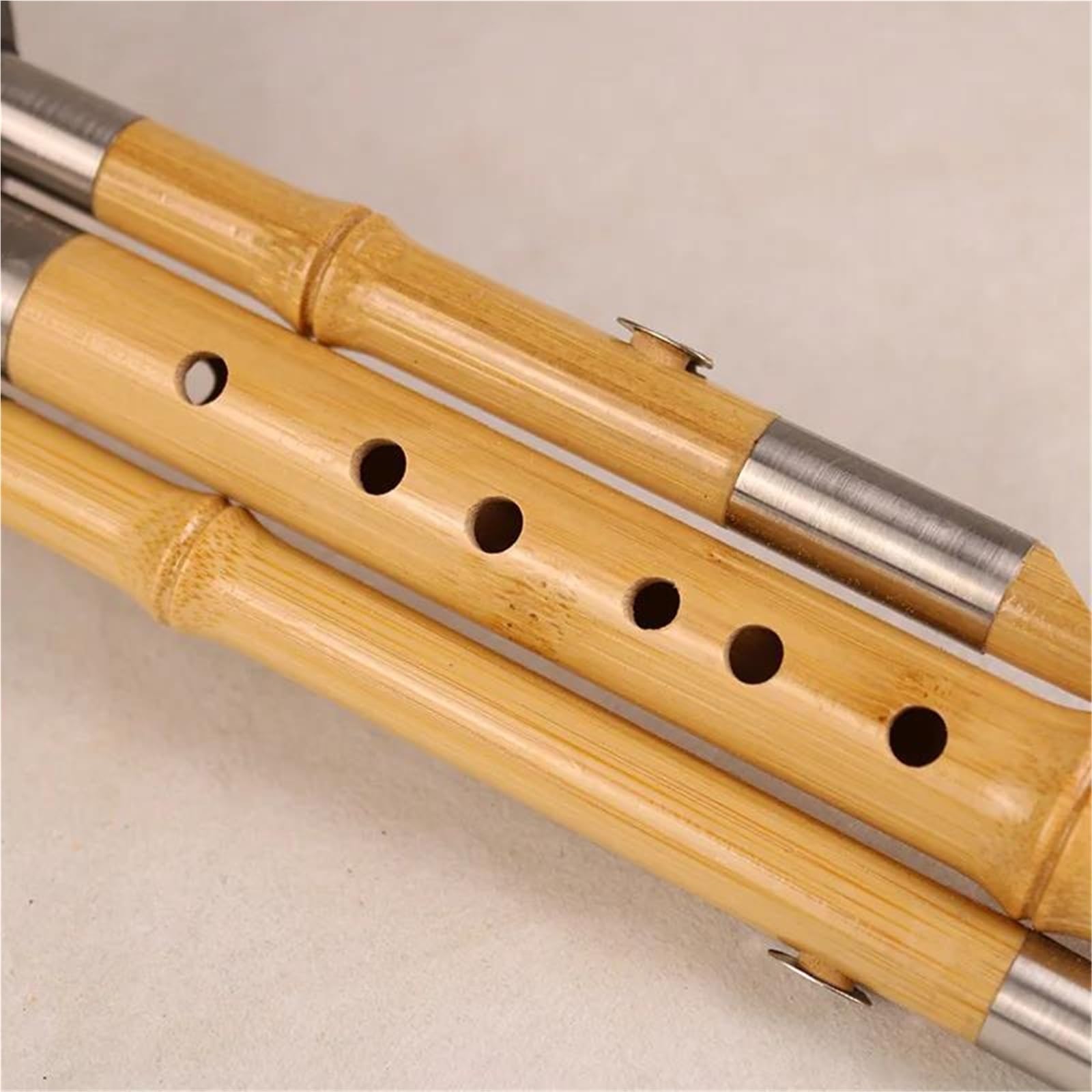 Instrumento De Flauta Hulusi C/Bb Clave Chino Hecho A Mano Hulusi Estudiante Instrumento De Música Con Bolsa De Almacenamiento(Bb)