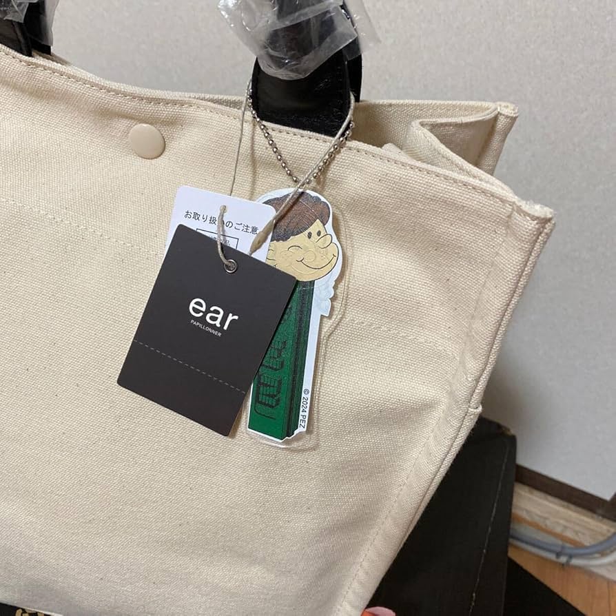 【新品】PEZ×ear papillonnerトートバッグ　イアパピヨネ earPAPILLONNER イアパピヨネ PEZトートバッグ - メルカリ