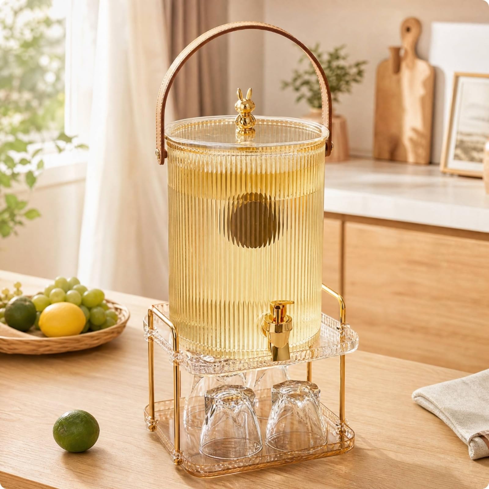 Kalt- aus PolyethylenPolyethylen tragbar Getränkespend mit Zapfhahn leicht zu reinigen spend für Haushalt, Trasse, D