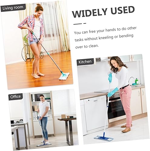 Miniatura 6 de CHILDWEET 2 pares de pantuflas de limpieza de pisos, limpiadores de limpieza, herramientas de limpieza del hogar, trapeadores para limpieza de