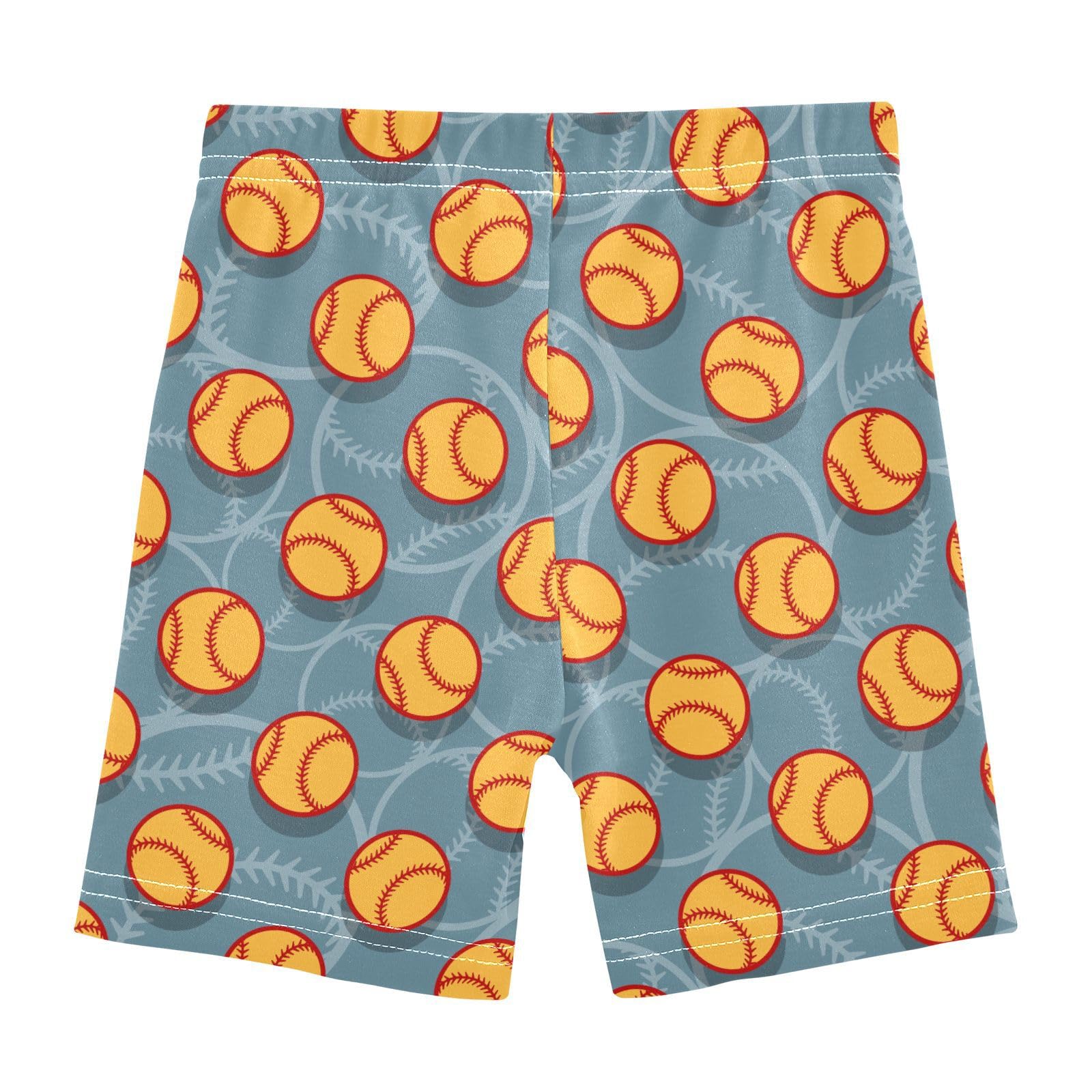 JHKKU Girls Baseball Shorts Cotton Cartwheel Bike Kids Biker Under Dress Dance Short Girl Clothes 6T