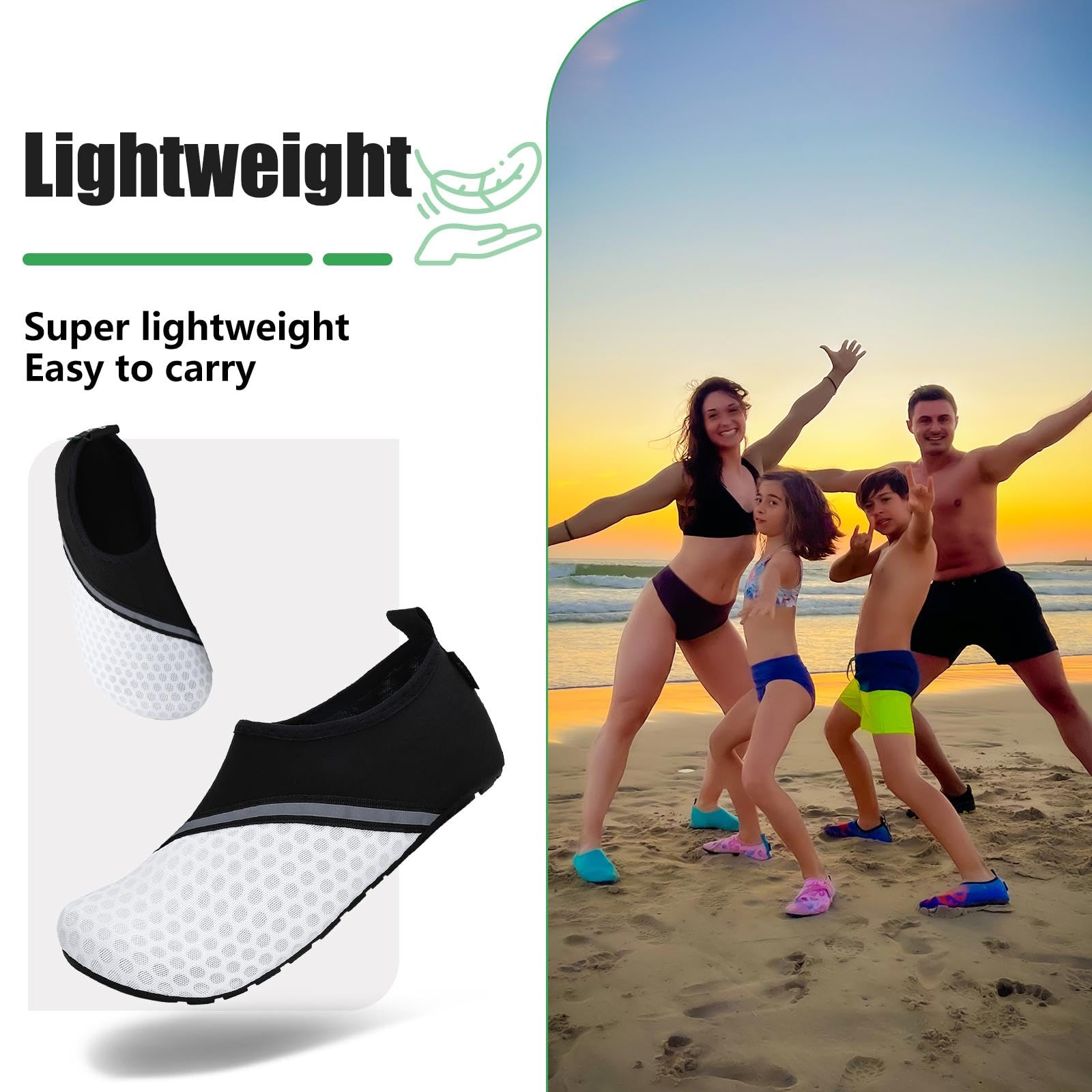 SAGUARO Scarpette da Scoglio Scarpe da Sport Acquatici, Unisex