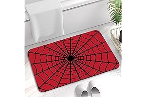 Spider Web Shape Spiderman Bathroom Rugs For Bathroom