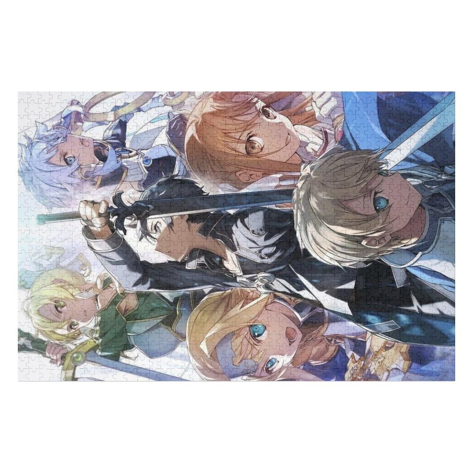 ソードアートオンライン　ジグソーパズル　４点セット　まとめ売り ソードアートオンライン ジグソーパズル 4点セット まとめ売り