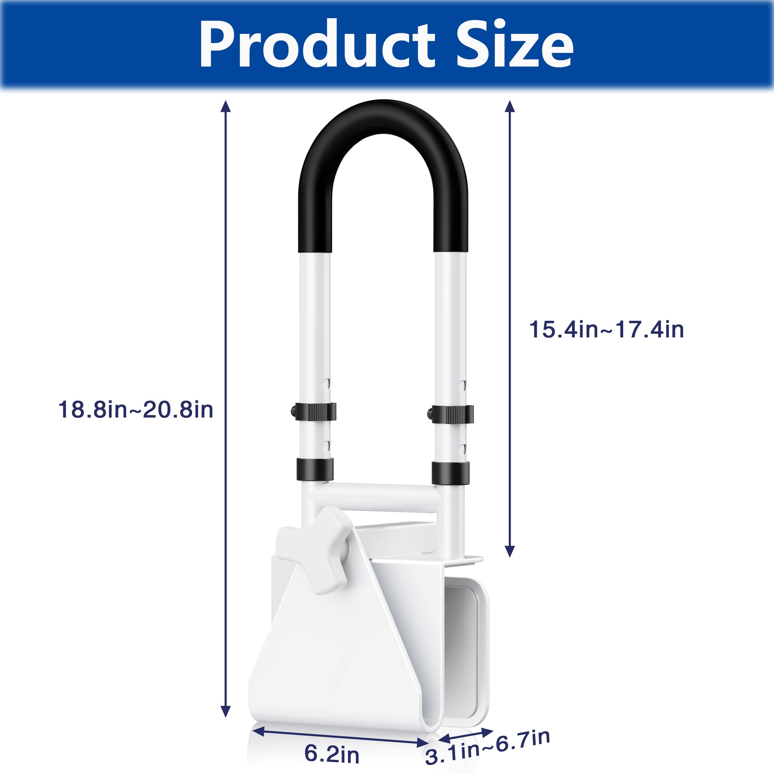 Bathtub Safety Rail - Grab Bar for Seniors -8 Bathtub Safety Rail - Grab Bar for Seniors -8