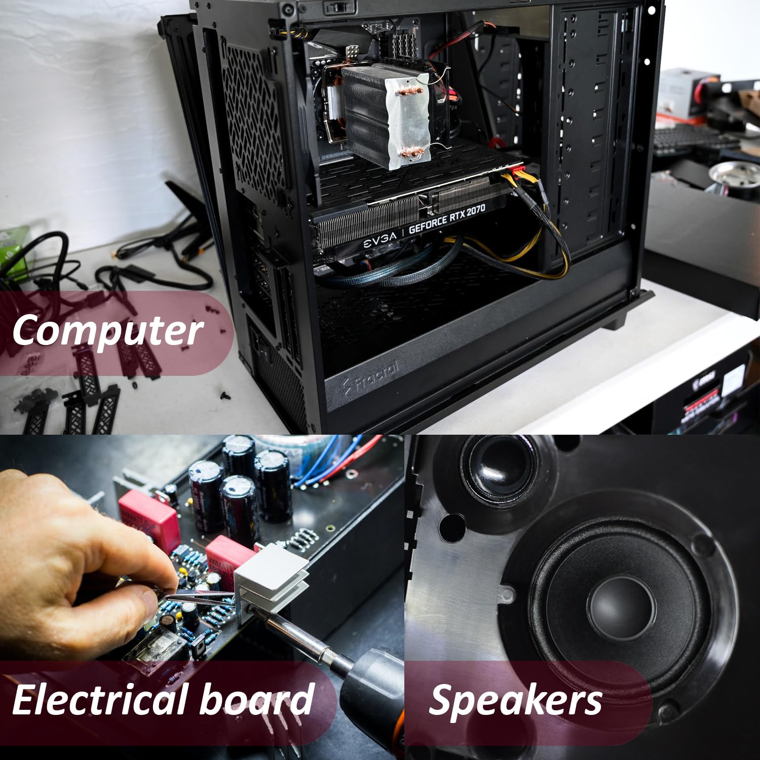 Nivithi 400PCS Computer Screws Kit,Motherboard Screws,PC Screws,Motherboard Standoffs,PC Case