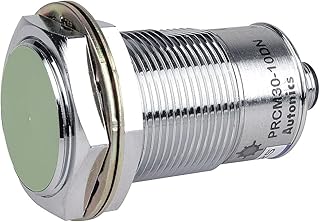PRCM30-10DP, Sensor, Inductive Prox, M30 Round, Connector Type, Shielded, 10mm Sensing, PNP NO, 3 Wire 10-30 VDC