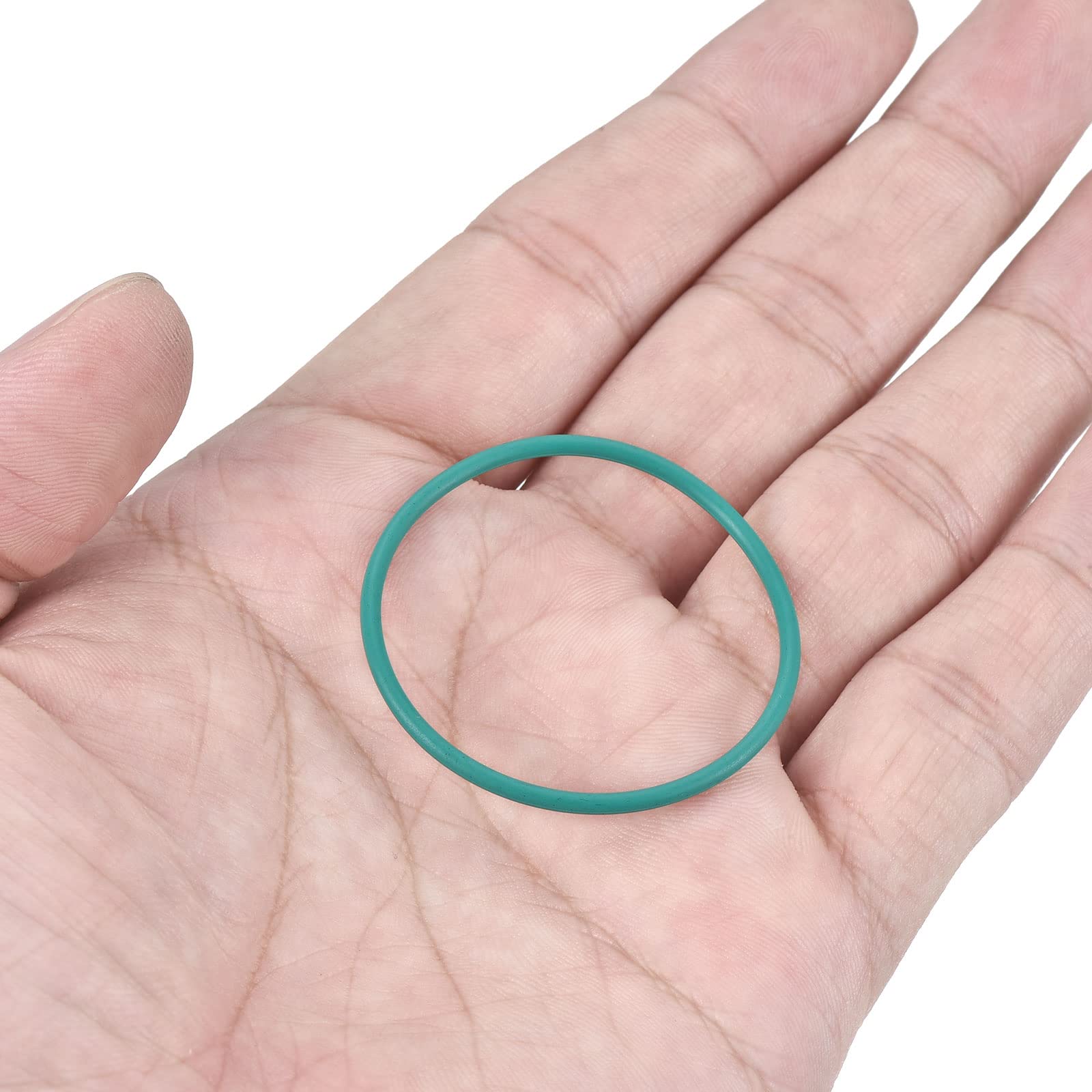 QUARKZMAN 40x36x2mm Fluoro Gomma O Orings x 2 pz Sigillatura Guarnizione per Rubinetto Automotive, Verde