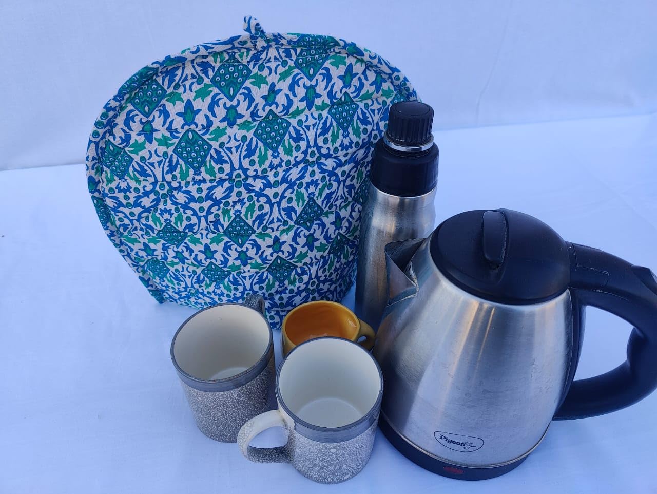 Hand Block Tea Cozy - Keep Tea Warm! -2 Hand Block Tea Cozy - Keep Tea Warm! -2