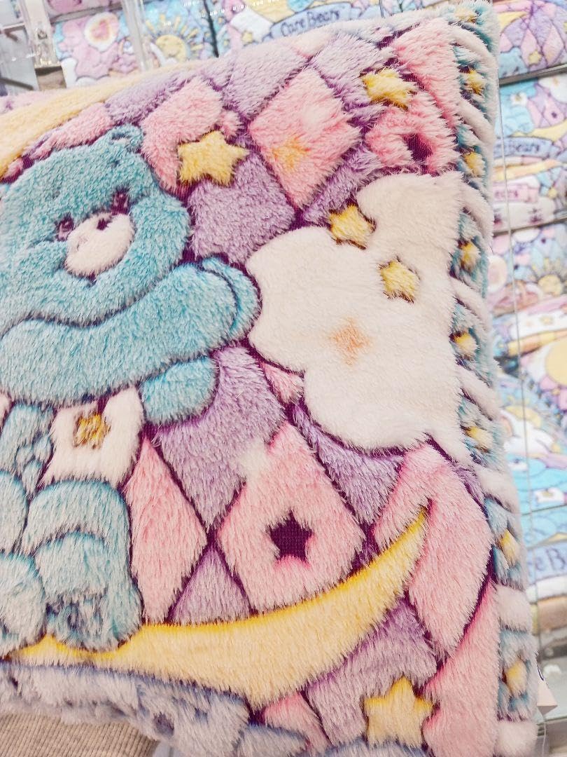 Amazon.co.jp: ケアベア 超BIGぬいぐるみ5ステンドグラス風クッション