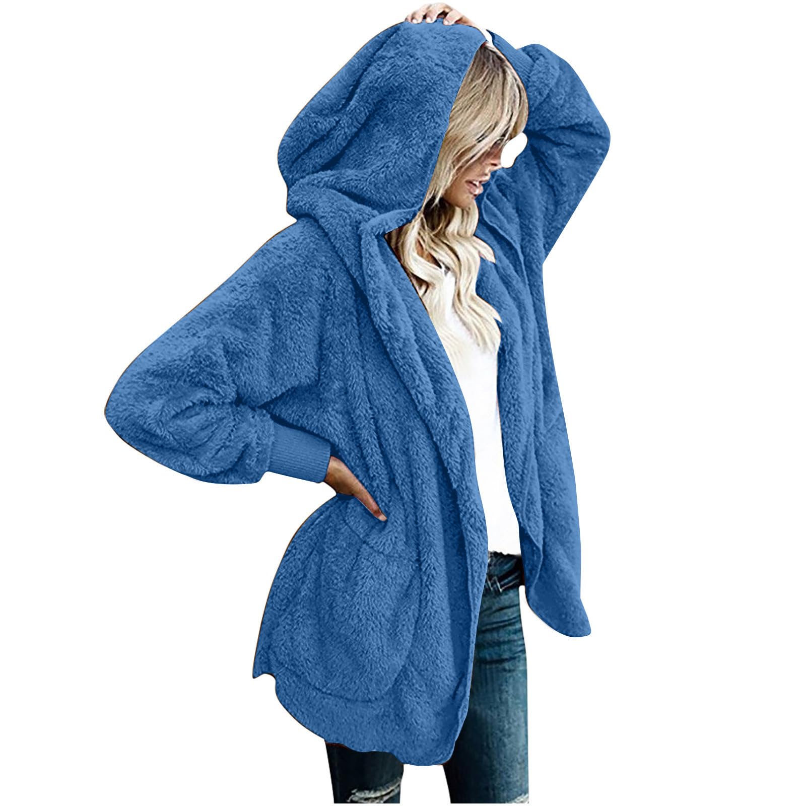 Jill Martin Sherpa Lounger Women's Winter Warm Bed Jacket
