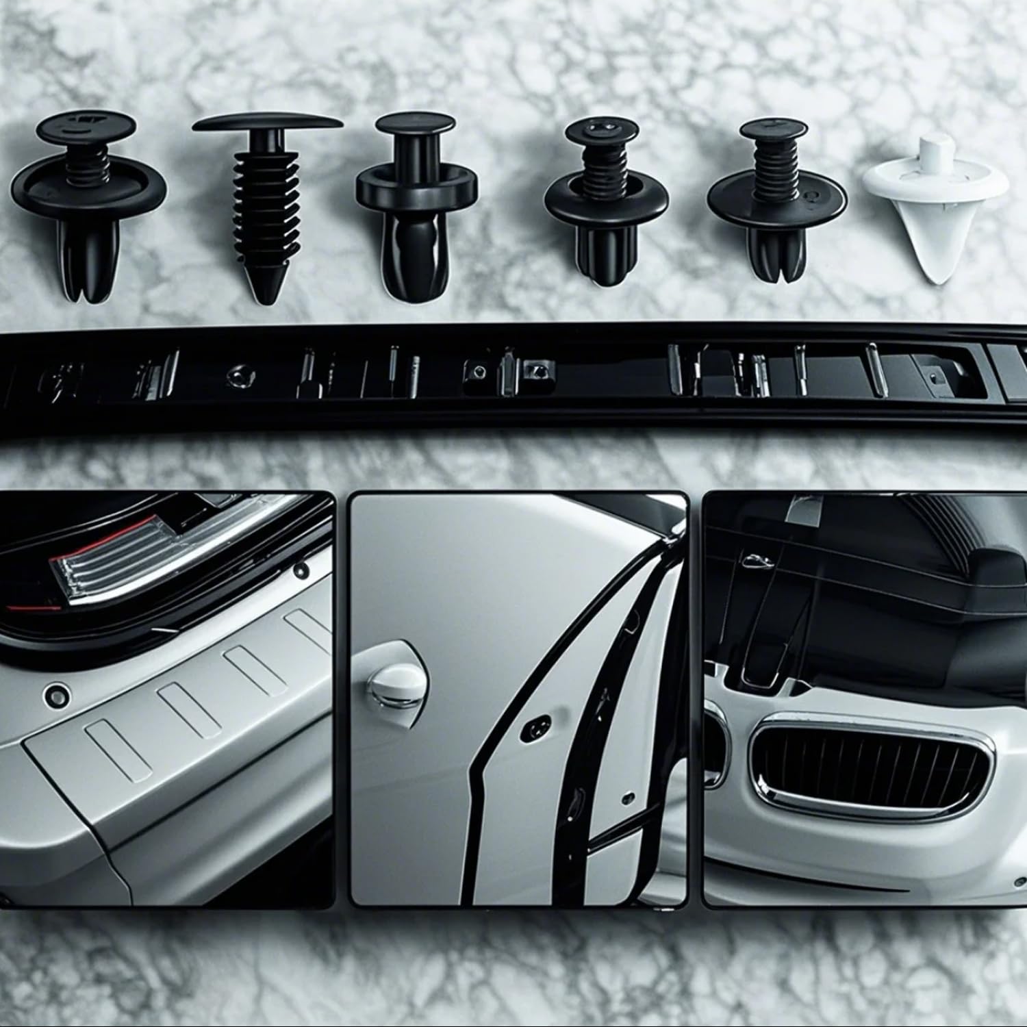 DOCAS 935PCS Rivetti In Plastica Per Auto, Automatico Universale