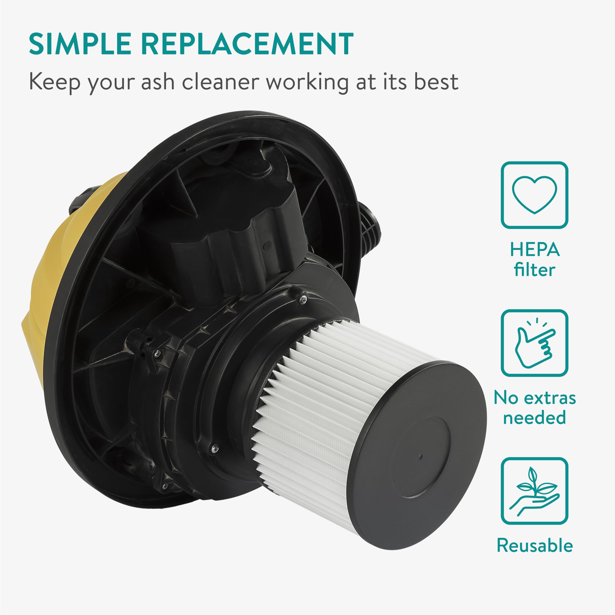 Bidone Aspiracenere 15 Litri 800 Watt - Cenerentolo &ndash; Best Pet&amp;House