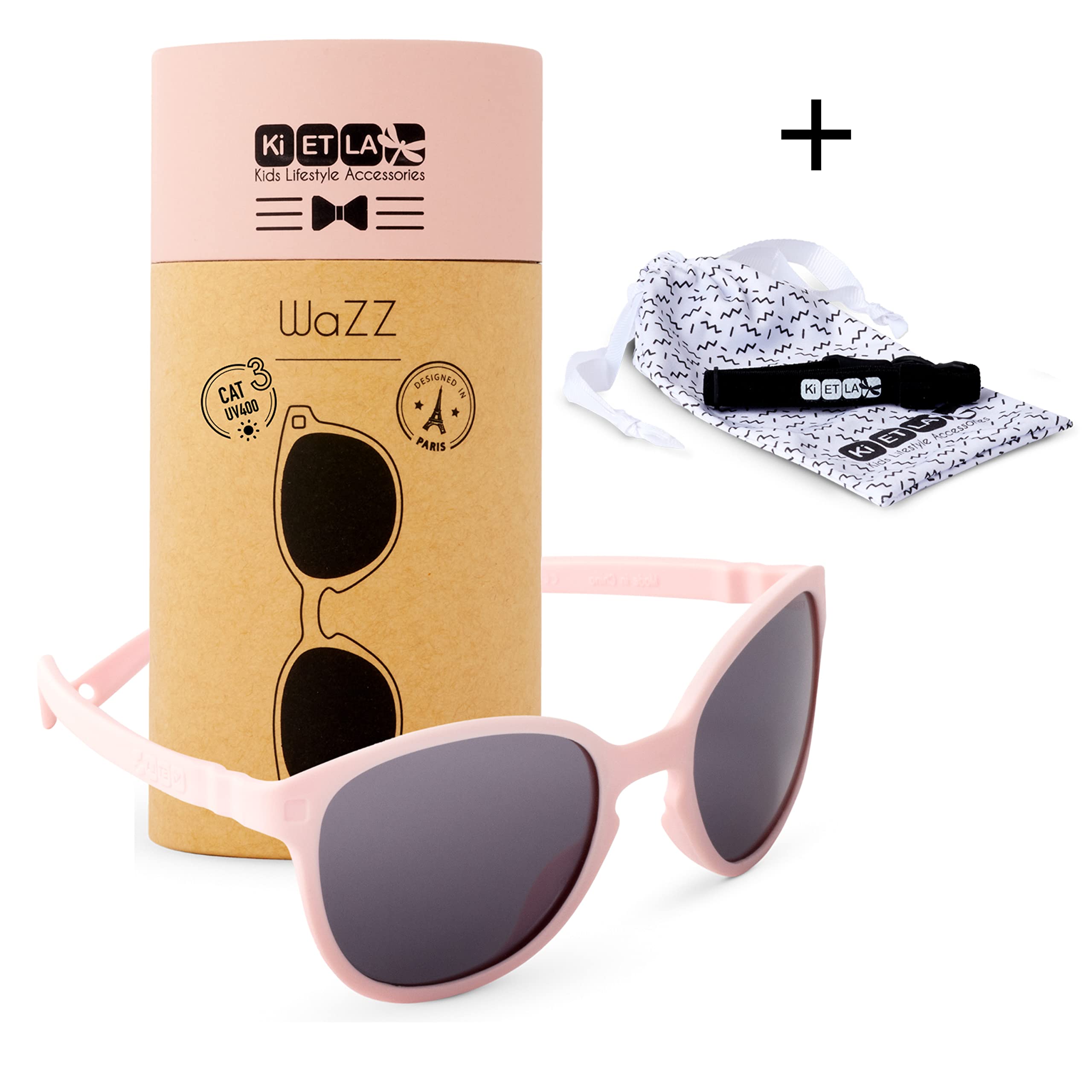 Ki ET LA Gafas de Sol Wayfarer Para Niños Modelo Wazz (2-4 Años) Gafas Unisex niños (Pack de 1)