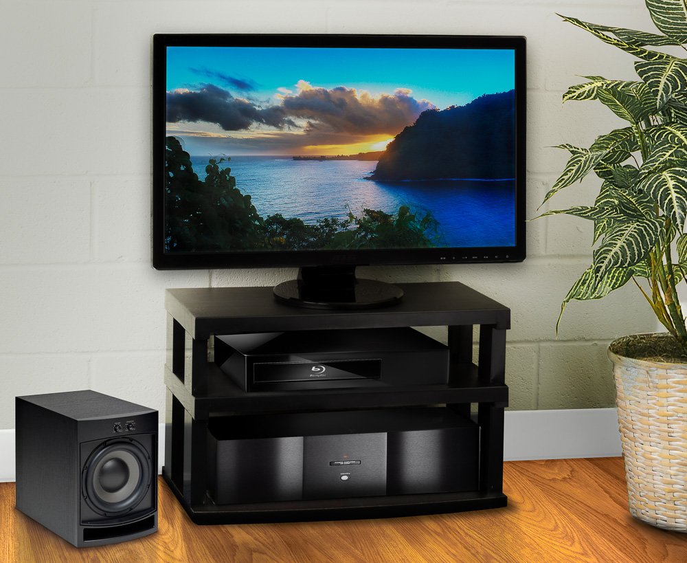 Buy Aleratec 3Tier LCD LED TV Stand Entertainment Stand Adjustable