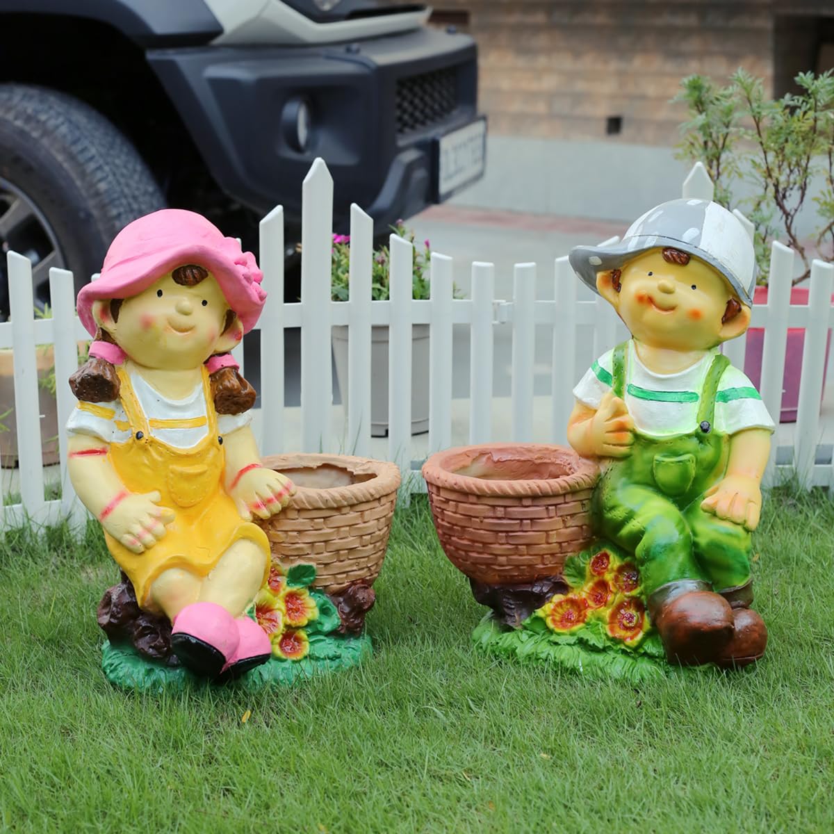 See full amazon price history chart for Wonderland (Set of 2 Boy & Girl Planter for Garden, Balcony & Outdoor Decor Wonderland (Set of 2 Boy & Girl Planter for Garden, Balcony & Outdoor Decor (B07VQZBQDW) Amazon Price History, Amazon Price Tracker
