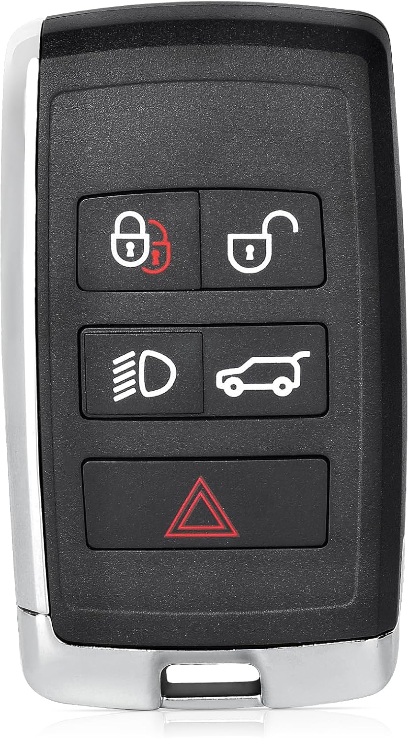 Keyecu for Land Rover Discovery Range Rover 2018 2019 2020 Replacement Remote Car Key Fob 315MHz 5 Buttons KOBJXF18A, Half Keyless,Non-intellegient