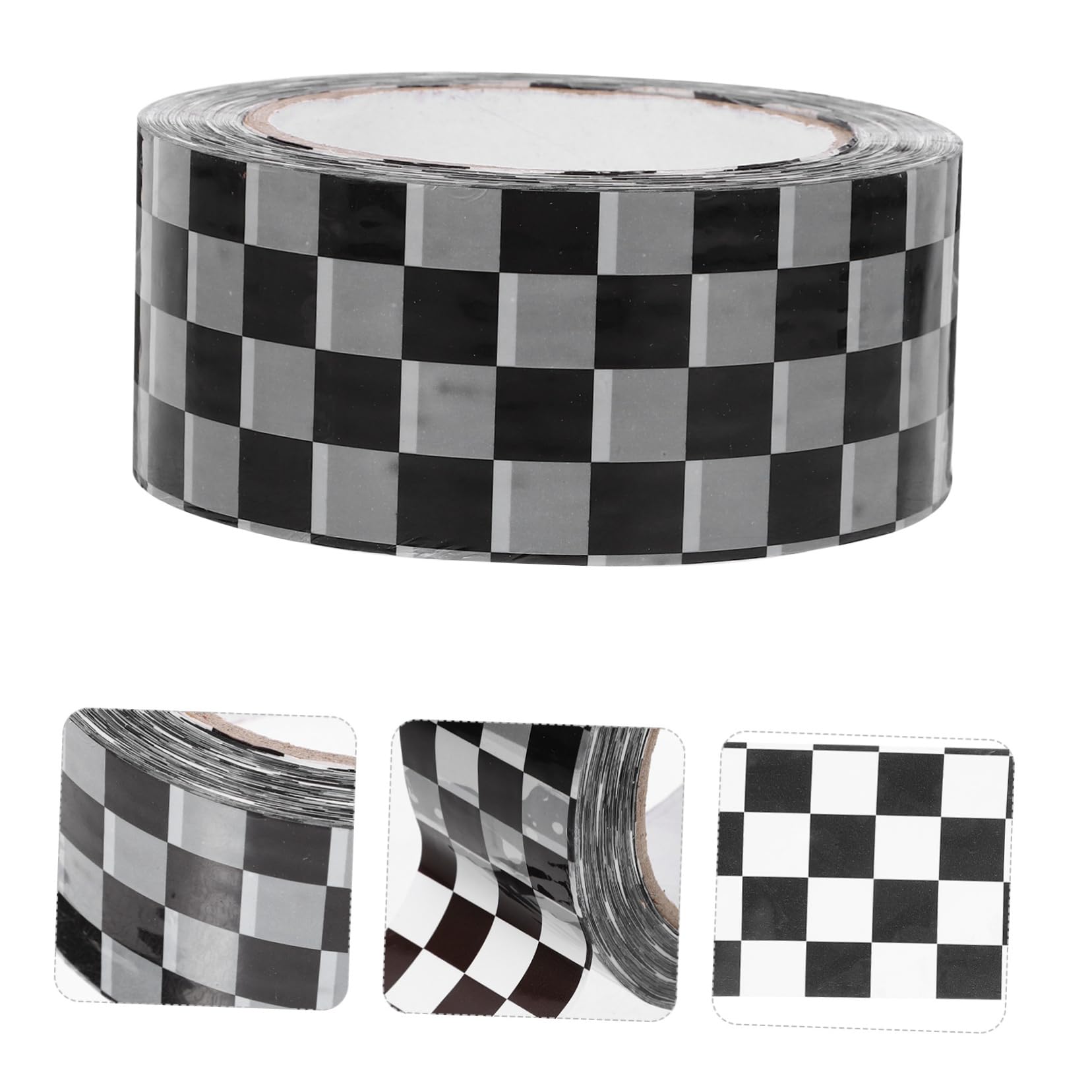 DOITOOL 3 Rouleaux Adhésif à Carreaux Décoration Pratique pour Bricolage et Expédition Adhésion Facile à Décoller