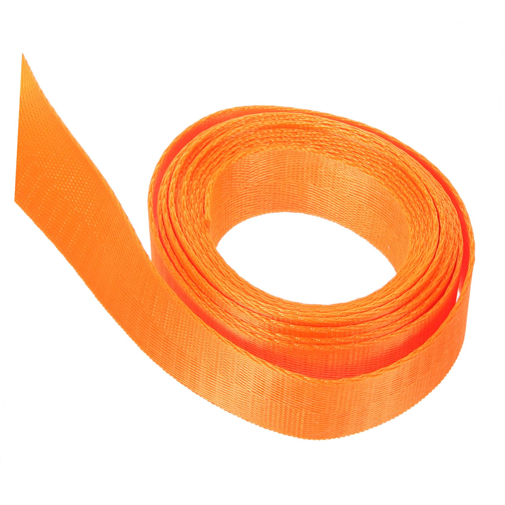 NUOBESTY 4 Pièces tendeur de voiture petit rochet boucler cliquets lourd sangles d'arrimage de sangles d'arrimage de voiture sangles à cliquet sangle en nylon Orange